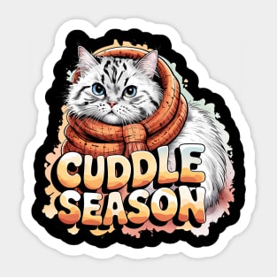 Purrrfect friends cats are family Sticker